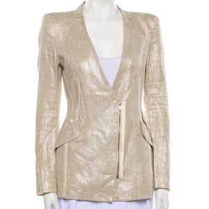 Mackage Metallic Linen Blazer